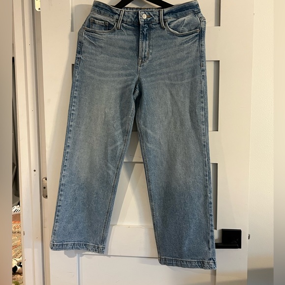 Light Washed Wide Leg Jeans - Picture 1 of 2